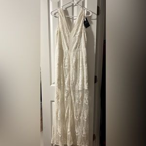 Long white dress